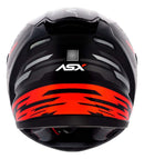 Capacete Para Moto Integral Asx City Arrow Preto Brilhante