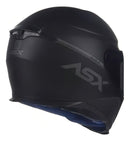 Capacete Para Moto Integral Asx Eagle Solid com Viseira V18B Fumê Extra