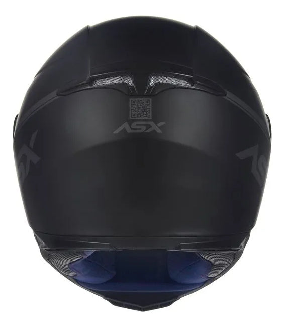 Capacete Para Moto Integral Asx Eagle Solid Viseira Cristal