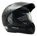 Capacete Moto Motocross Fechado Com Viseira EBF Motard Solid