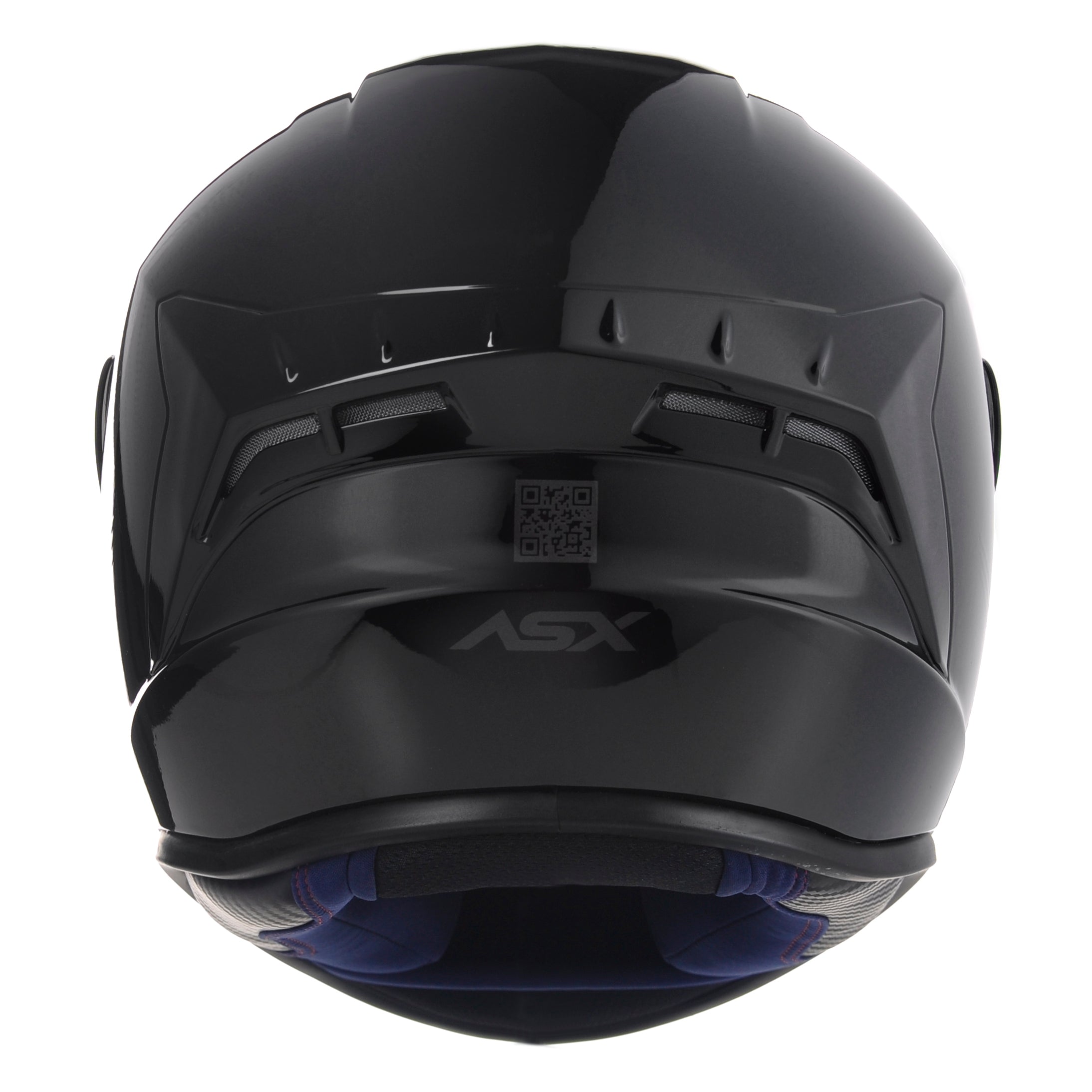 Capacete Integral Esportivo Asx Draken Solid Preto Viseira Cristal