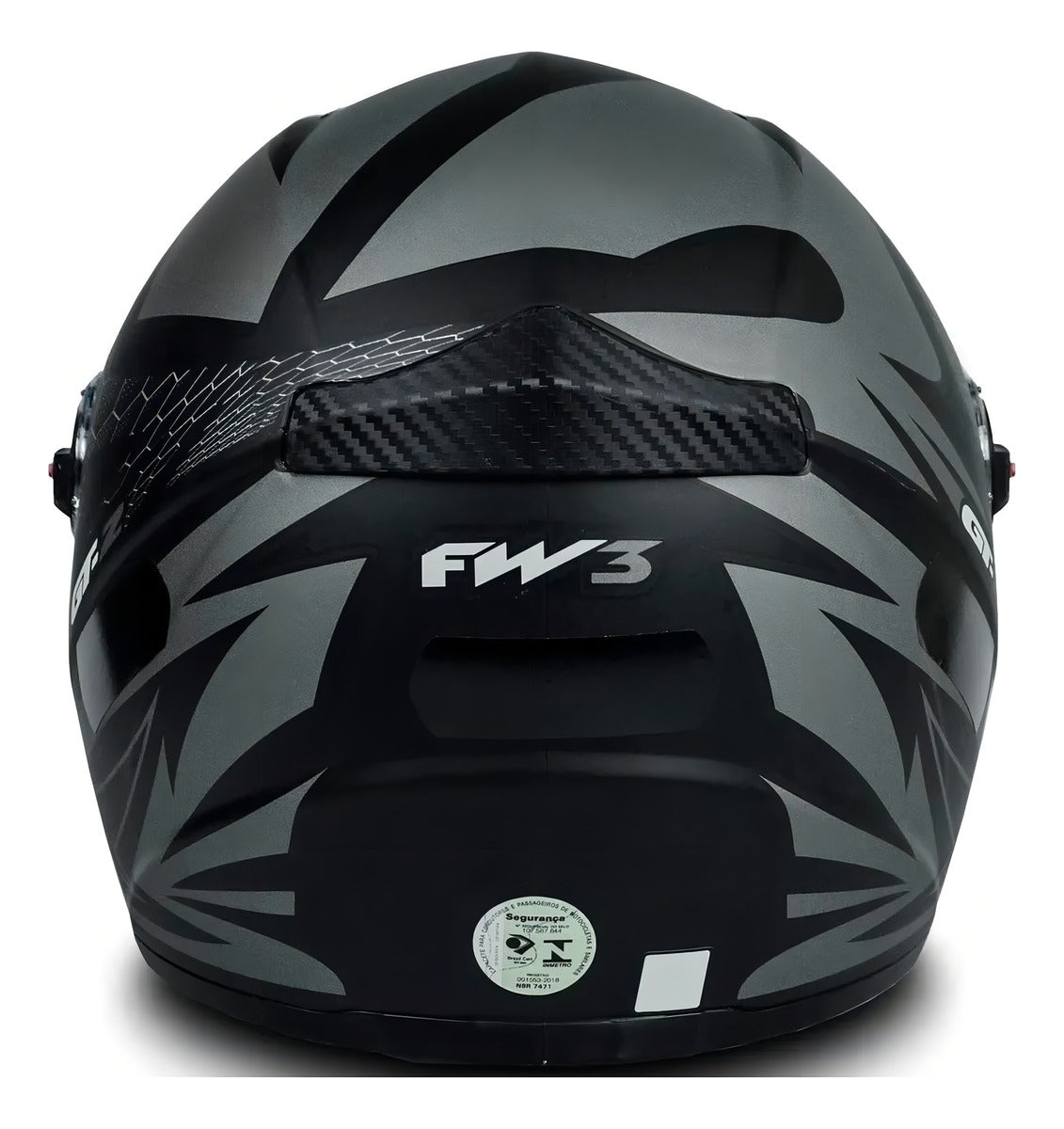 Capacete Moto Fechado FW3 GT2 com Viseira e Narigueira e com Viseira Fumê Extra