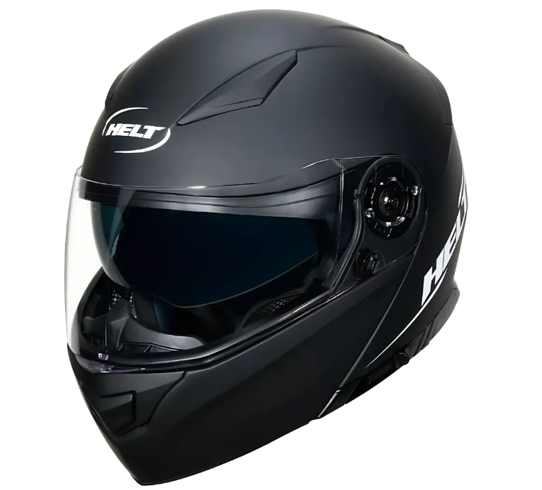 Capacete Helt Hippo Glass Robocop Com Óculos Interno