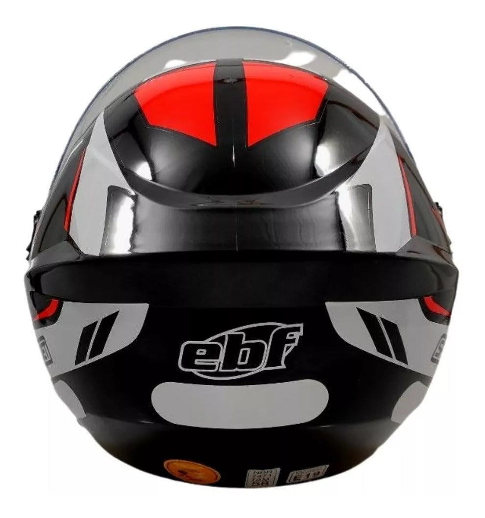 Capacete Aberto EBF Spark Jet Sting Brilhante Preto