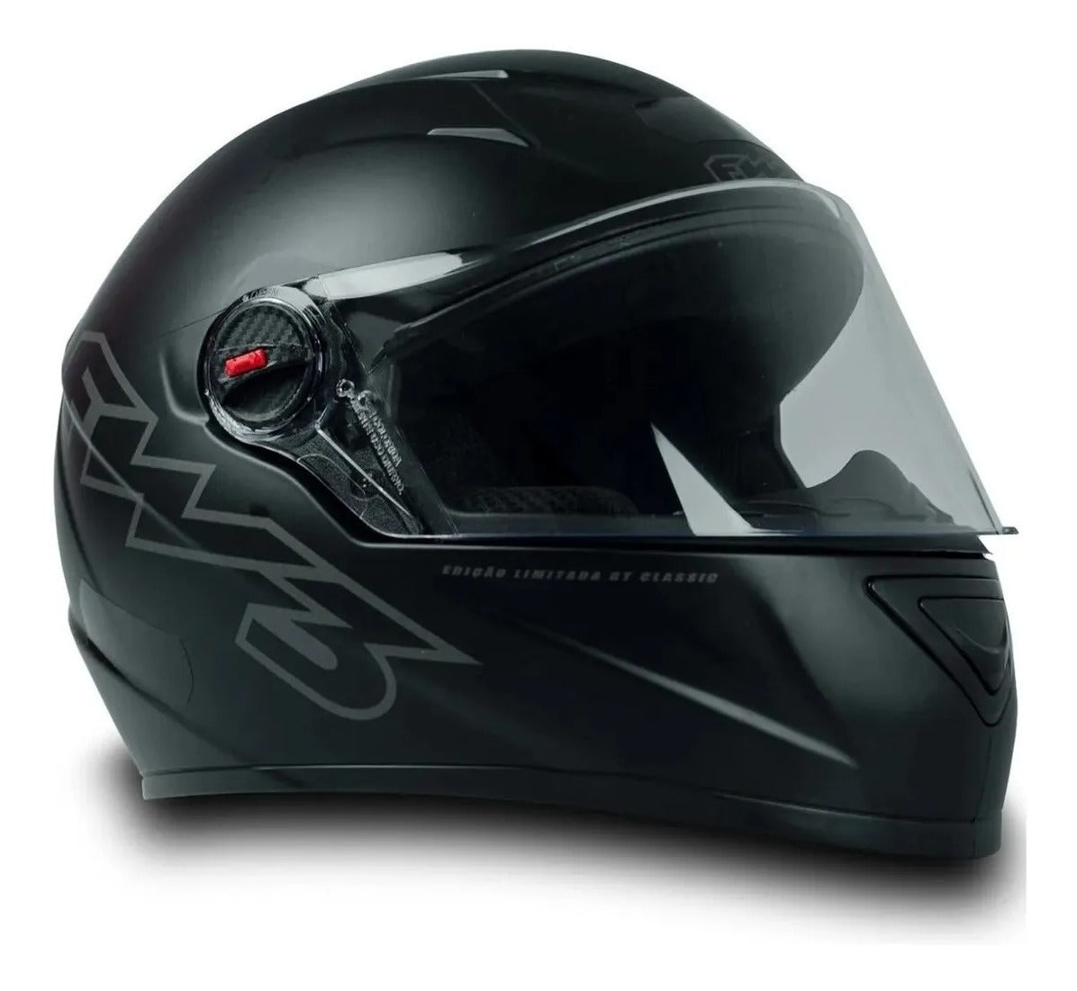 Capacete Integral FW3 GT Classic Esportivo Preto Fosco