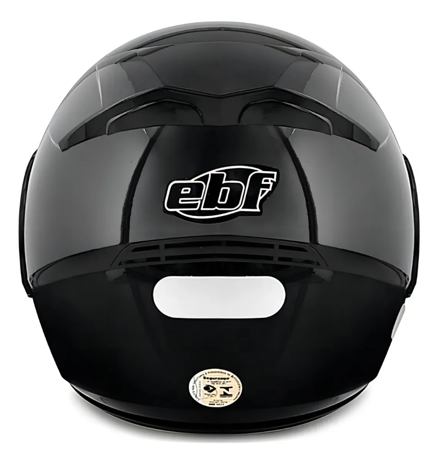 Capacete Moto EBF E8 Articulado Robocop Desenho Solid
