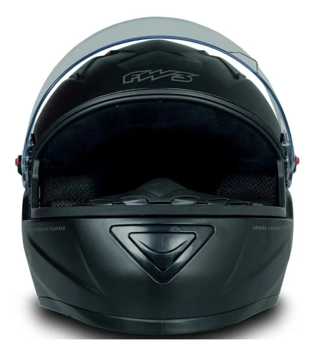 Capacete Integral FW3 GT Classic Esportivo Preto Fosco