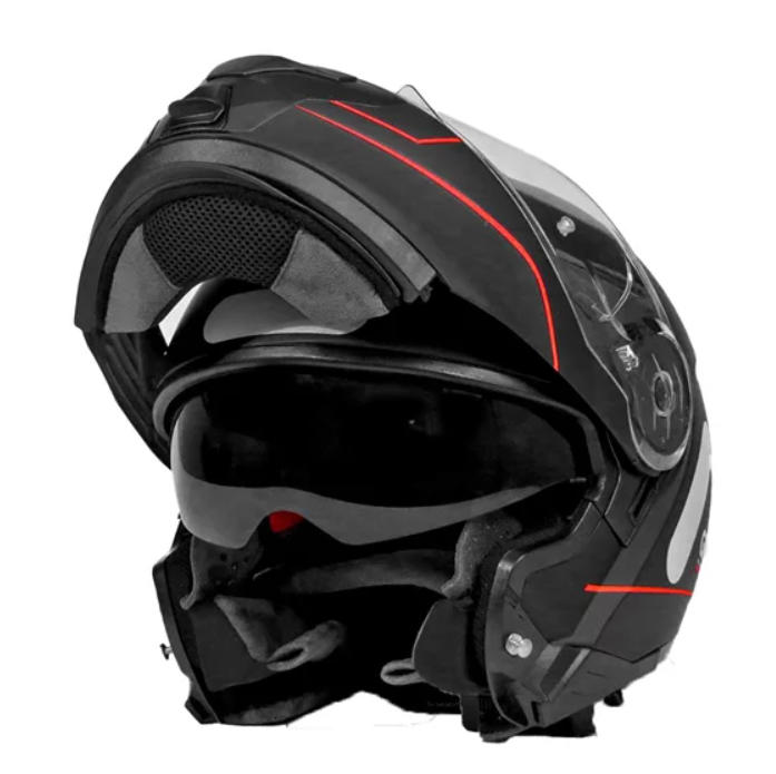 Capacete GP TECH A118 Sv Road Articulado Robocop
