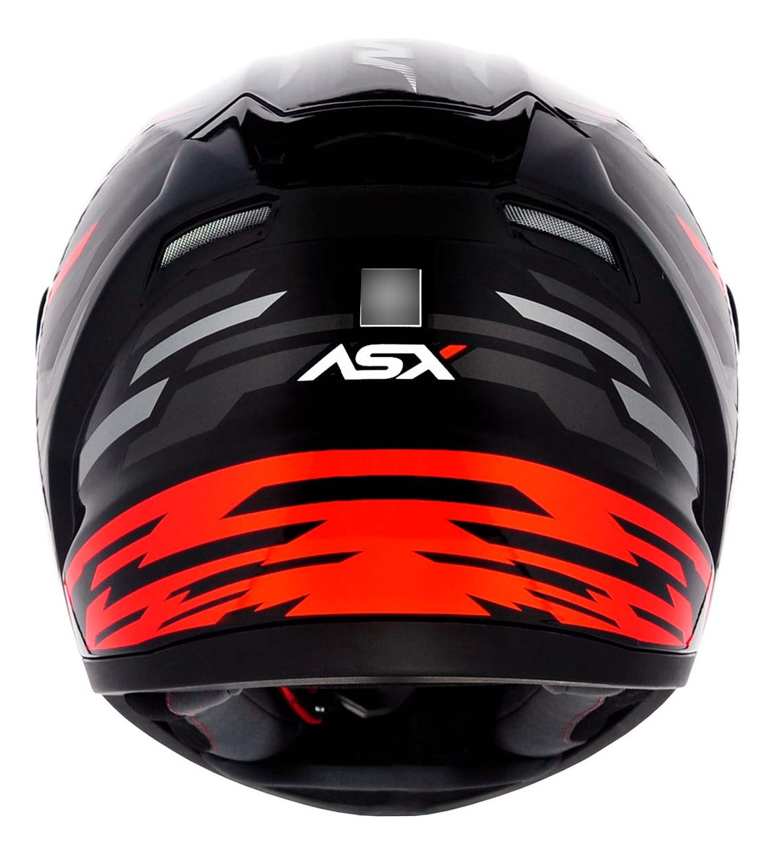 Capacete Para Moto Integral Asx City Arrow Preto Brilhante