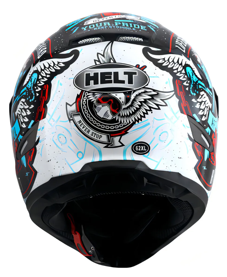Capacete Fechado Cross Com Viseira Vision Angel