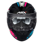 Capacete Para Moto Integral Asx Start Colorido Brilhante