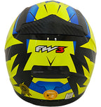 Capacete Moto Fechado FW3 Modelo GTX Fox Com Óculos Interno