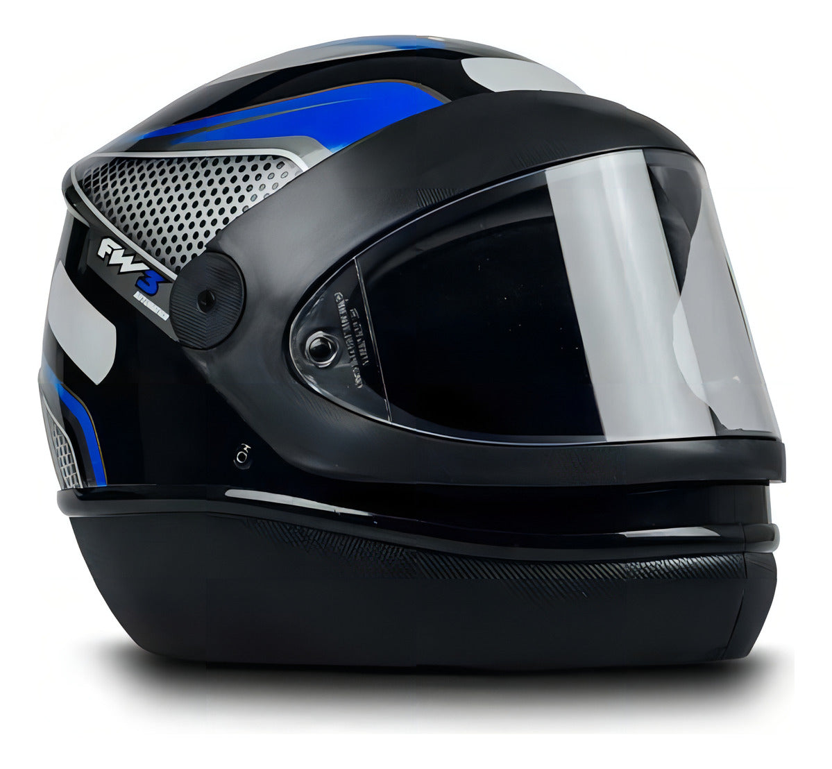 Capacete fechado FW3 para moto Automatic Preto