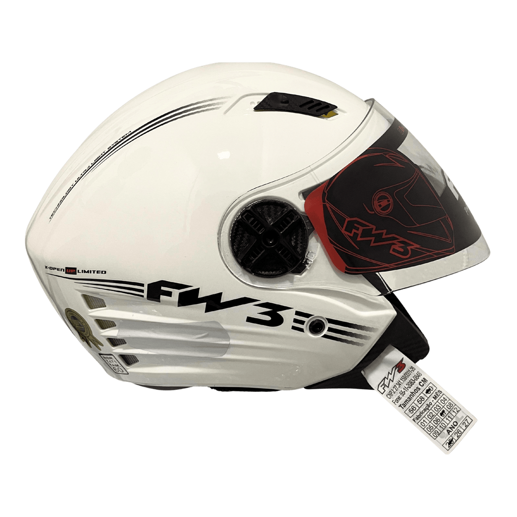 Capacete Aberto com óculos interno FW3 X Open Limited