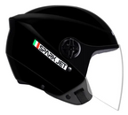 Capacete Aberto EBF Spark Jet Solid Com viseira