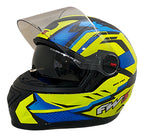 Capacete Moto Fechado FW3 Modelo GTX Fox Com Óculos Interno