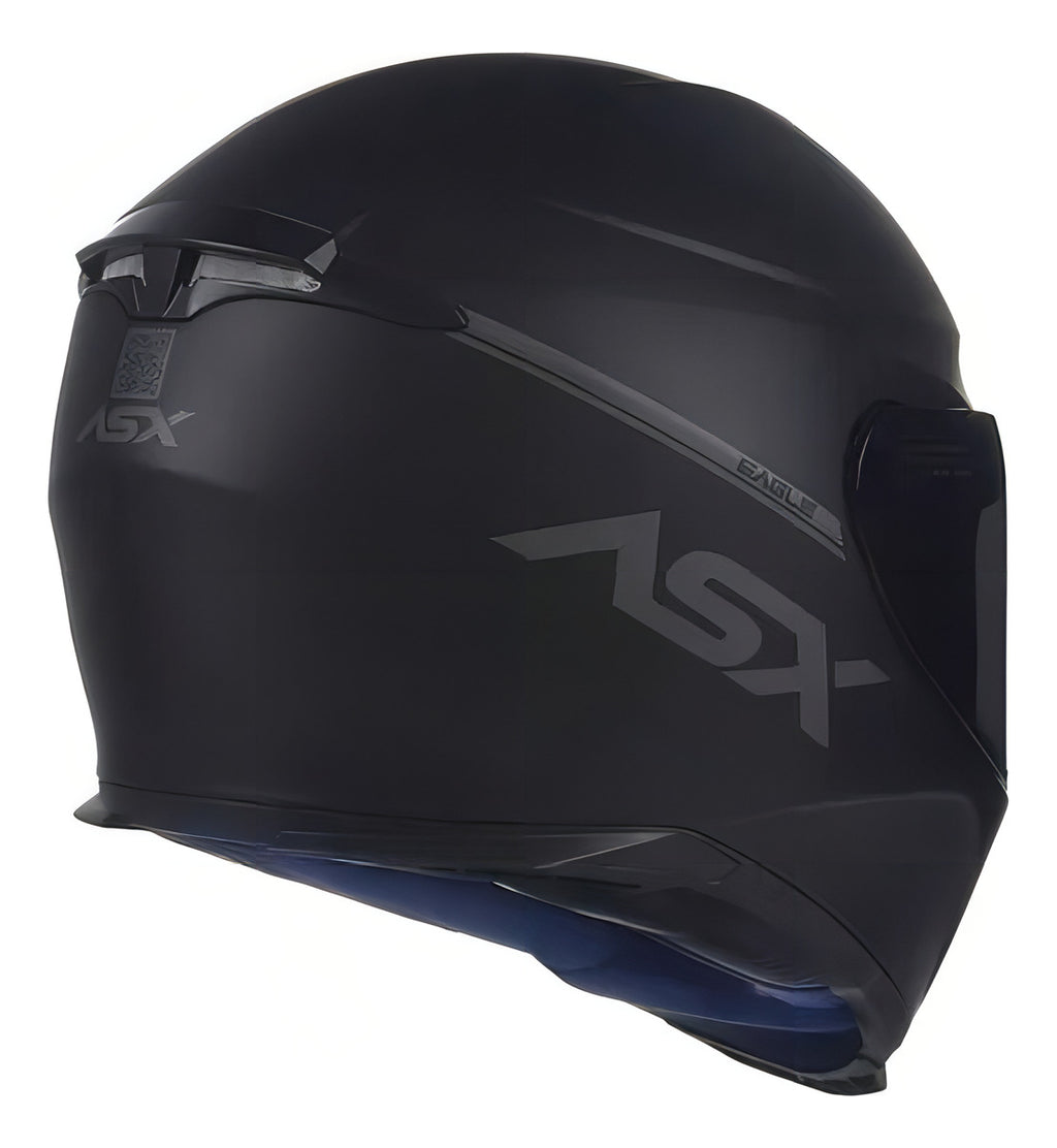 Capacete Para Moto Integral Asx Eagle Solid Viseira Cristal