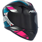 Capacete Para Moto Integral Asx Start Colorido Brilhante