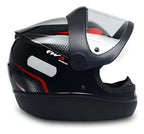 Capacete fechado FW3 para moto Automatic Preto