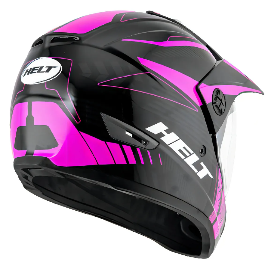 Capacete Helt Cross Com Viseira Vision Shock