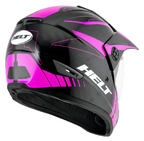 Capacete Helt Cross Com Viseira Vision Shock