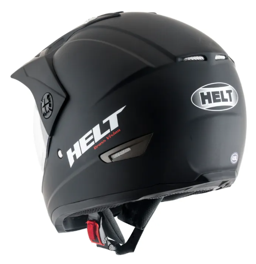 Capacete Fechado Cross Com Viseira Vision