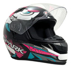 Capacete Para Moto Integral EBF New Spark Dragon Com viseira e Narigueira