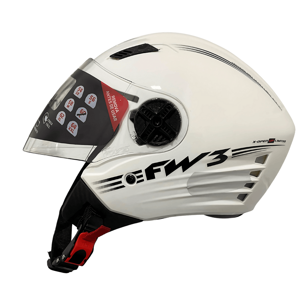 Capacete Aberto com óculos interno FW3 X Open Limited