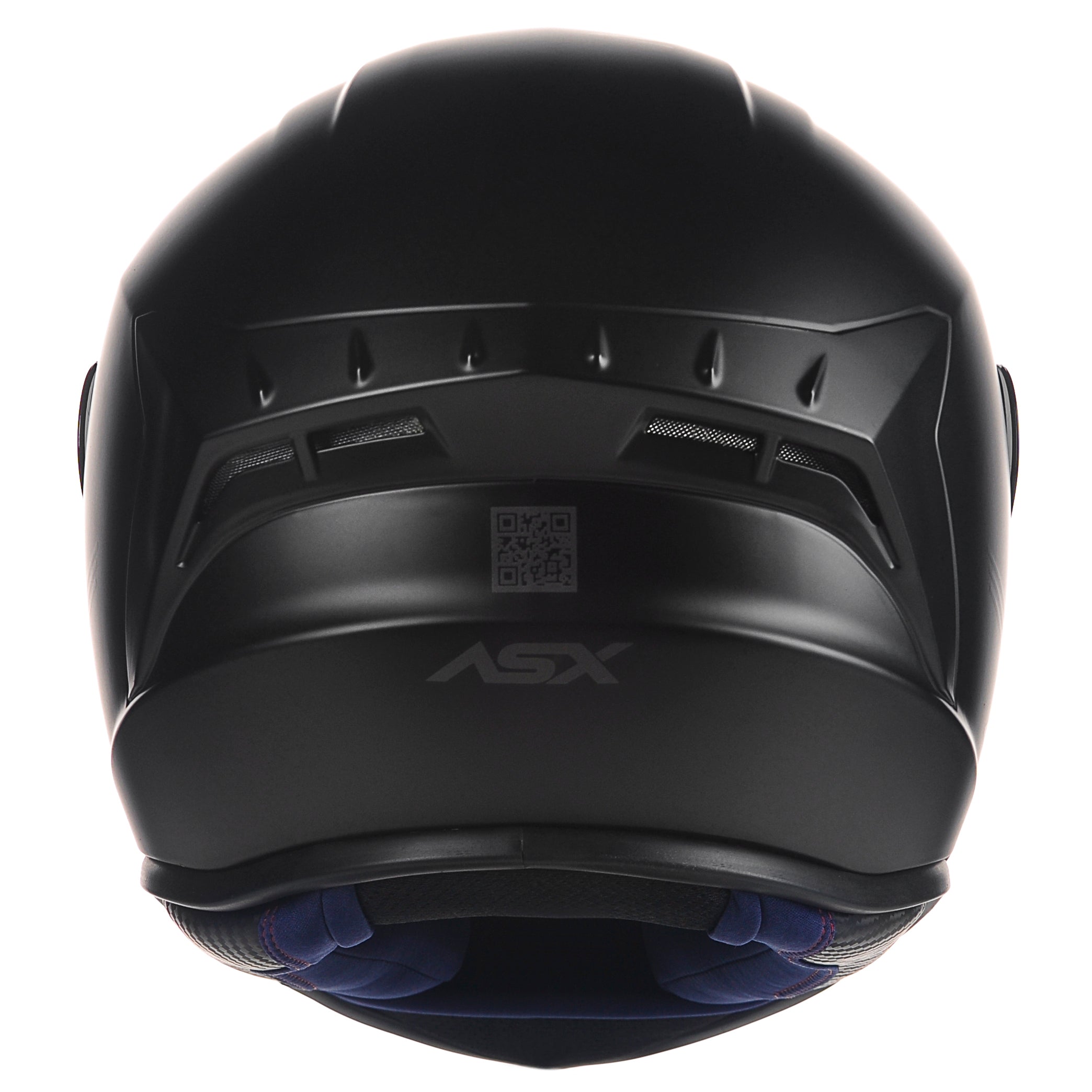 Capacete Integral Esportivo Asx Draken Solid Preto Viseira Cristal