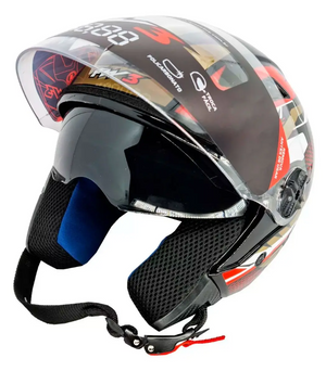 Dourado/Vermelho/Preto