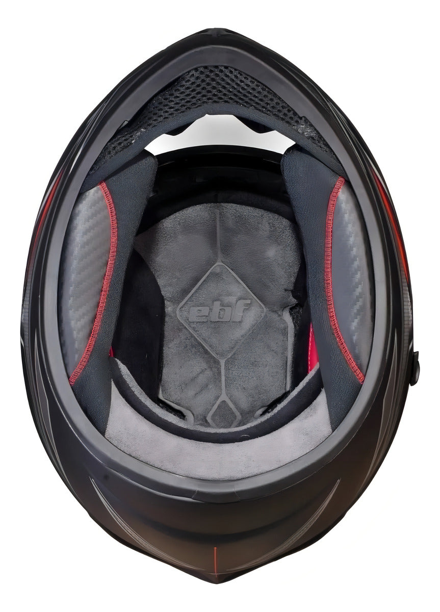 Capacete Fechado EBF X Troy Drone Com óculos Interno