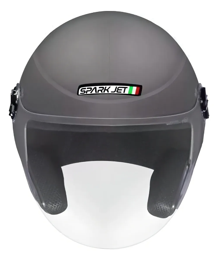 Capacete Aberto EBF Spark Jet Solid Com viseira