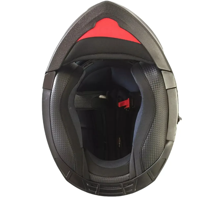 Capacete Helt Hippo Glass Robocop Com Óculos Interno