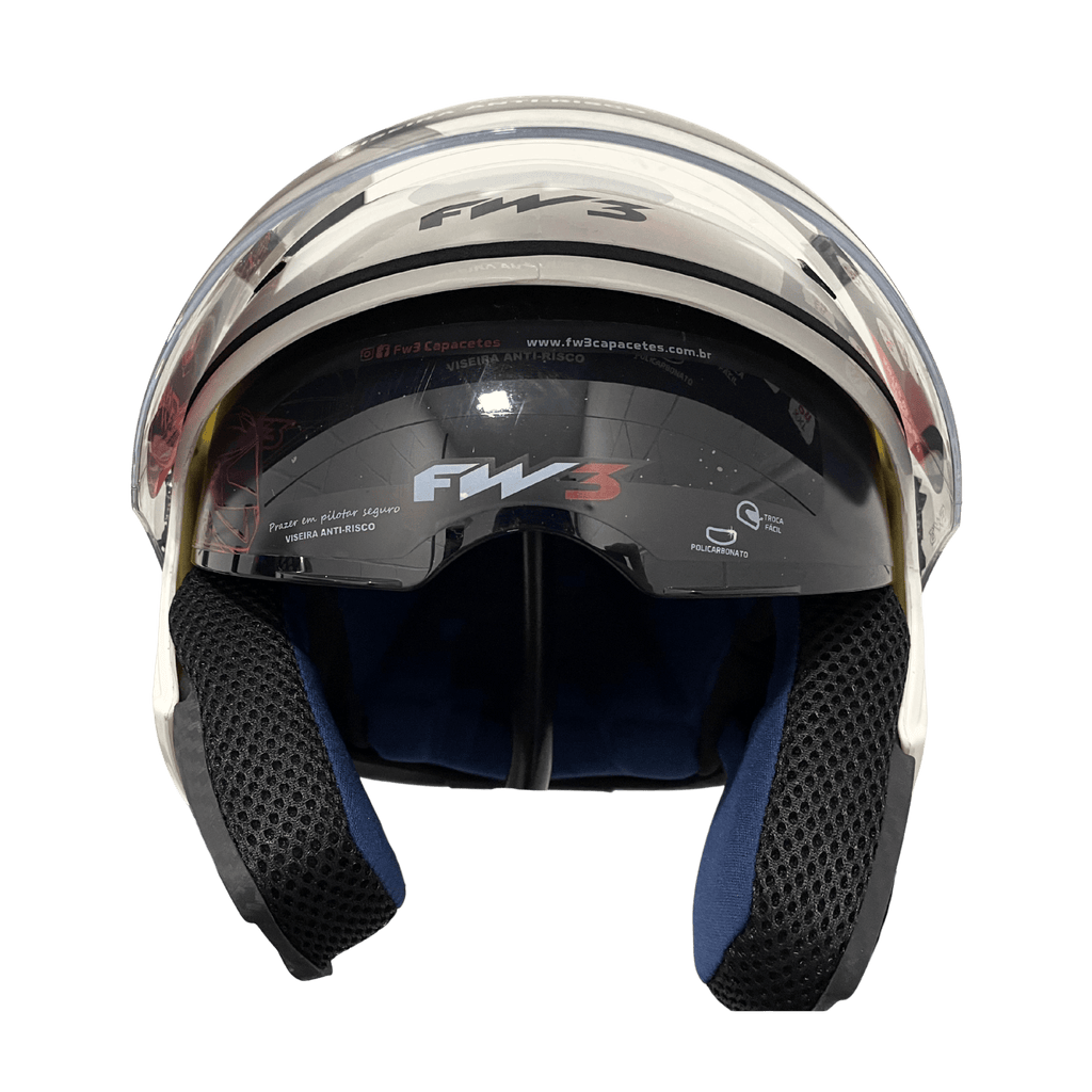 Capacete Aberto com óculos interno FW3 X Open Limited