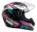 Capacete Para Moto Integral EBF New Spark Dragon Com viseira e Narigueira