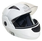 Capacete Moto EBF E8 Articulado Robocop Desenho Solid
