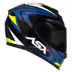 Capacete Para Moto Integral Asx Eagle Street Colorido