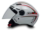 Capacete Aberto FW3 X Open Italy Com viseria Cristal