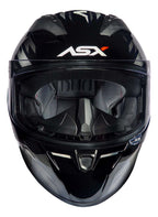 Capacete Para Moto Integral Asx City Arrow Preto Brilhante