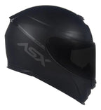 Capacete Para Moto Integral Asx Eagle Solid com Viseira V18B Fumê Extra