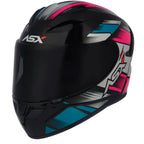 Capacete Para Moto Integral Asx Start Colorido Brilhante